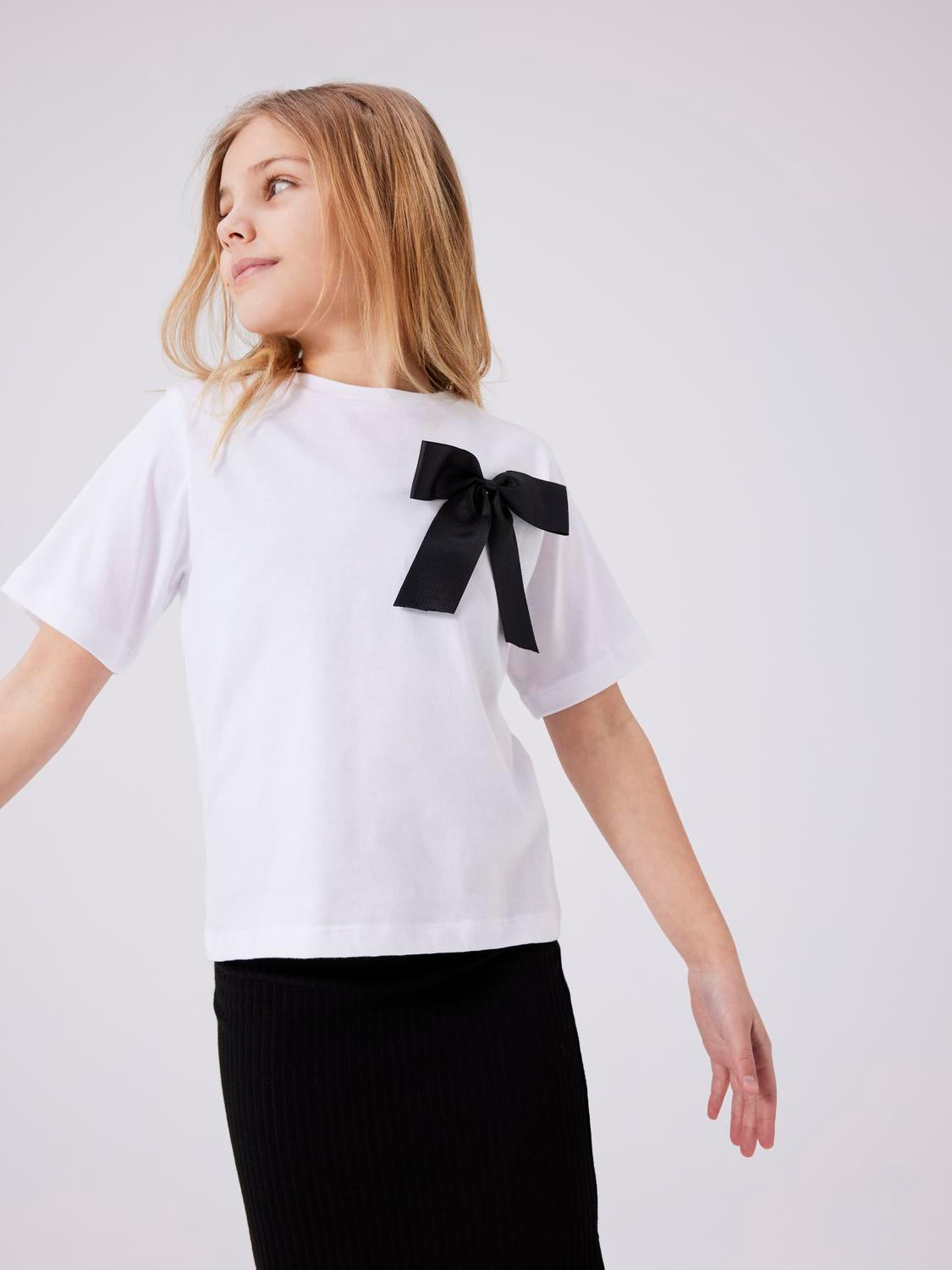 NKFHANSA T-Shirts & Tops - Bright White