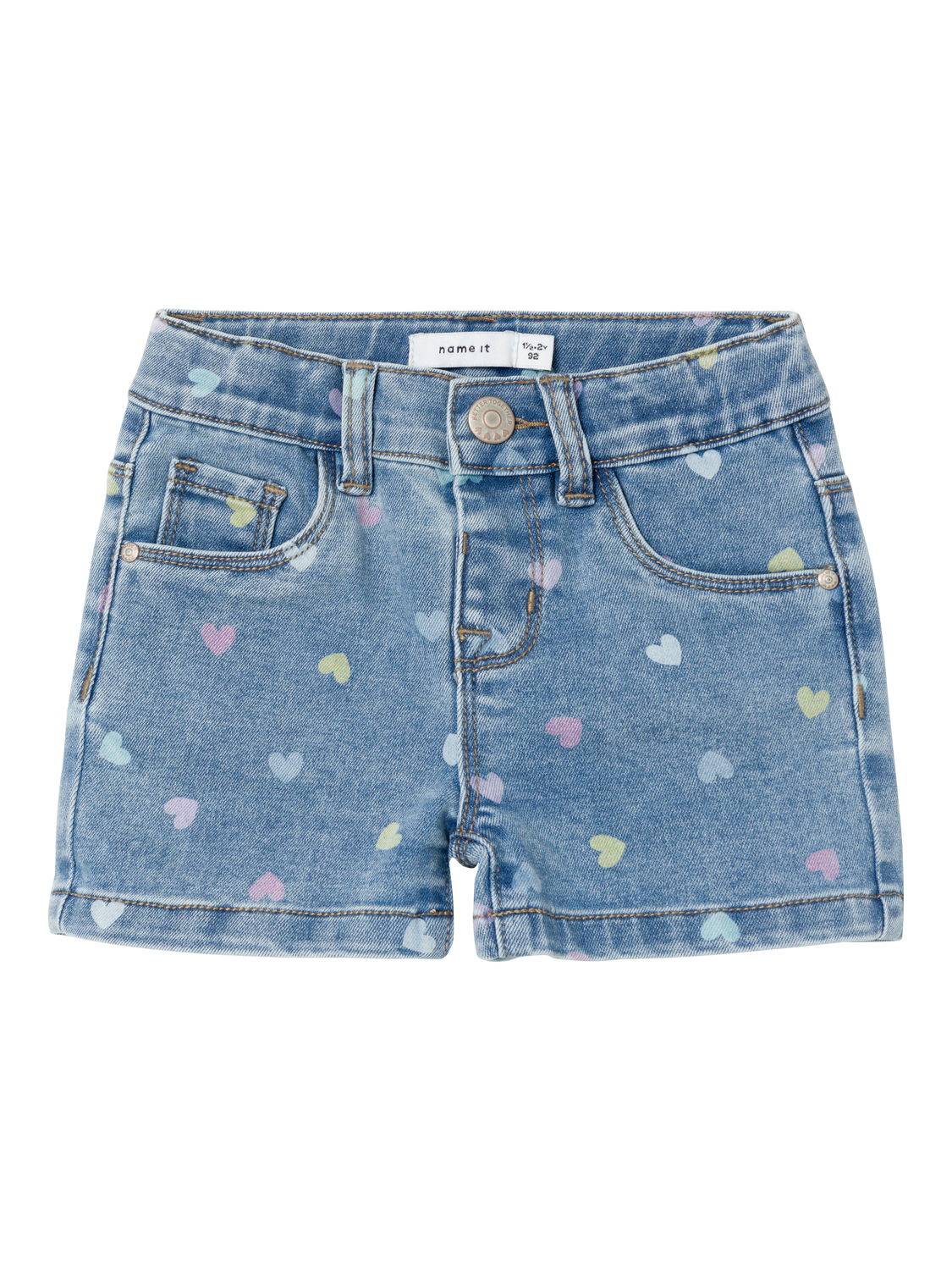 NMFSALLI Shorts - Medium Blue Denim