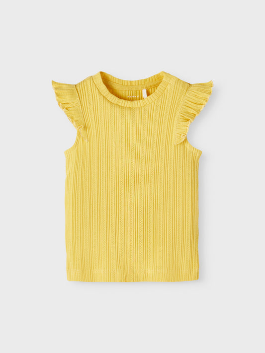 NBFFALLIE T-Shirts & Tops - Misted Yellow