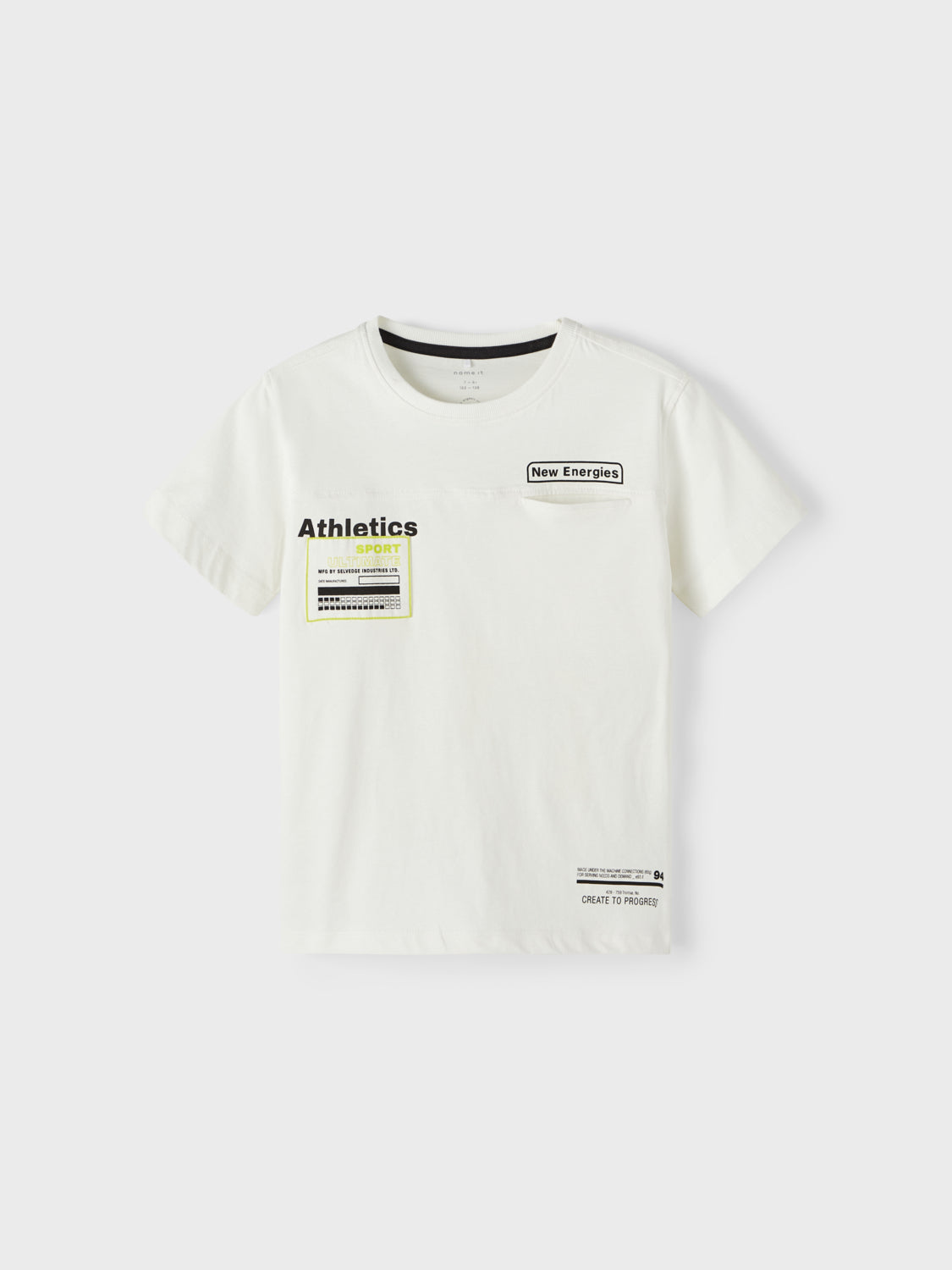 NKMKOMAN T-Shirts & Tops - White Alyssum