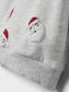 NMNRACHRISTMAS Sweat - Light Grey Melange