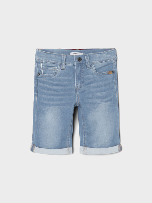 NKMTHEO Shorts - Light Blue Denim