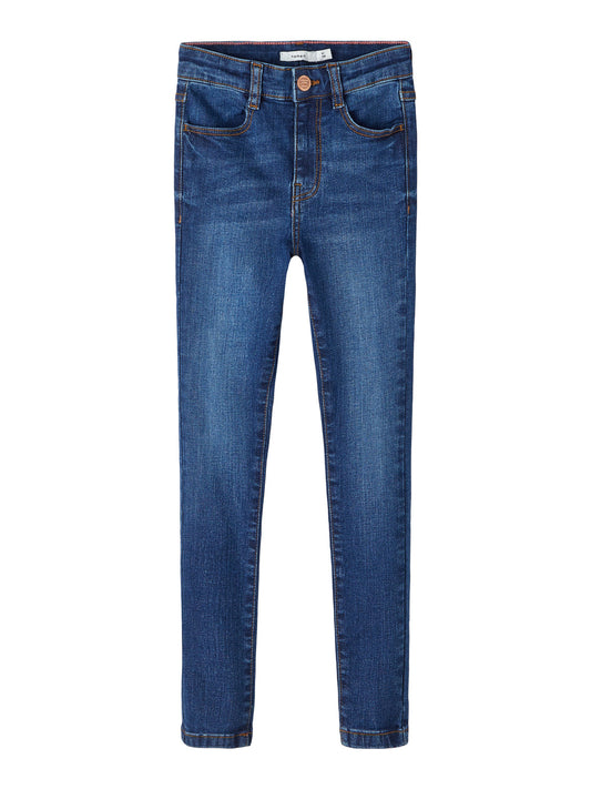 NKFPOLLY Jeans - Dark Blue Denim