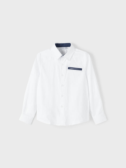 NKMRINAL Shirts - Bright White