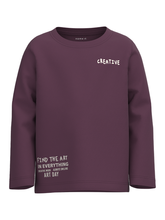 NMMOMILA T-Shirts & Tops - Prune Purple