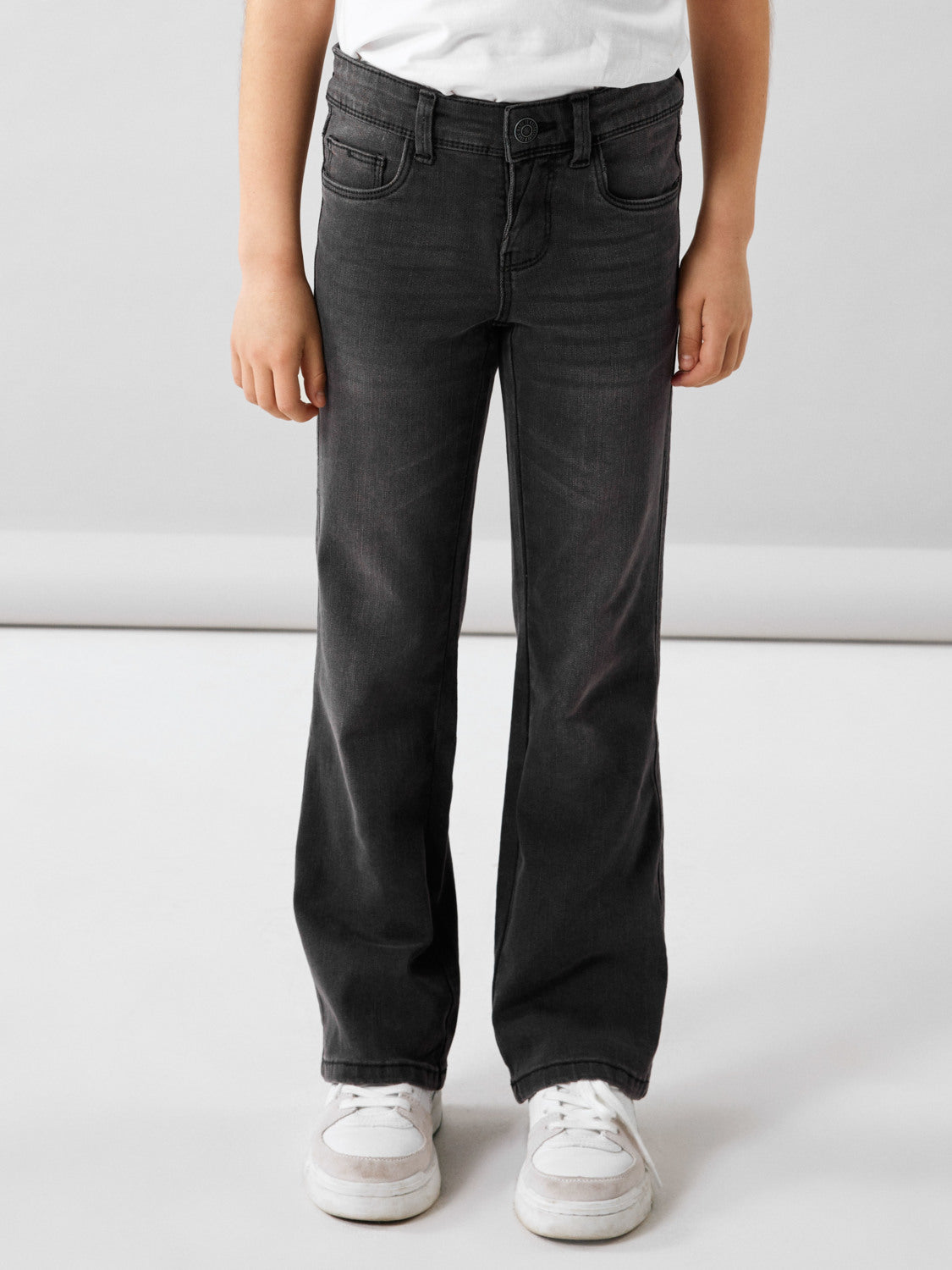 NKFPOLLY Jeans - Dark Grey Denim