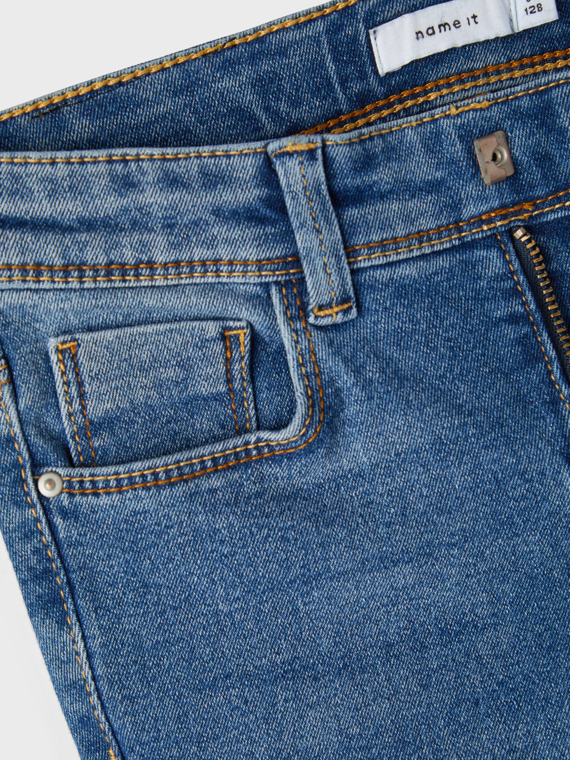 NKFPOLLY Jeans - Medium Blue Denim