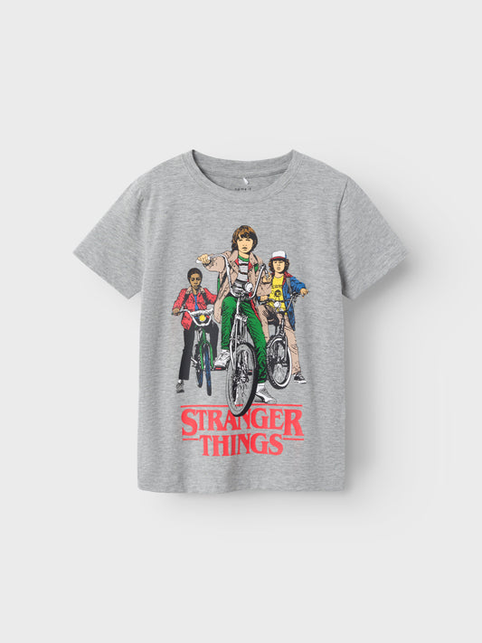 NKMASUR T-Shirts & Tops - Grey Melange