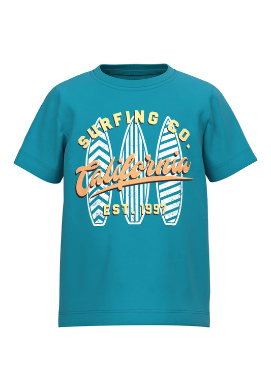 NMMVICTOR T-Shirts & Tops - Algiers Blue