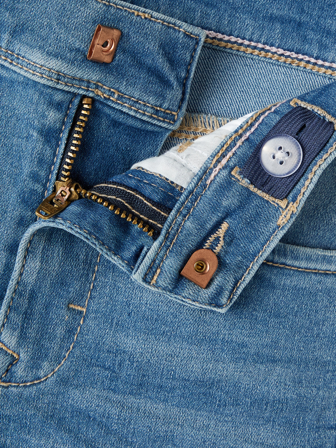 NKFPOLLY Jeans - Medium Blue Denim