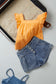 NKFBELLA Shorts - Medium Blue Denim