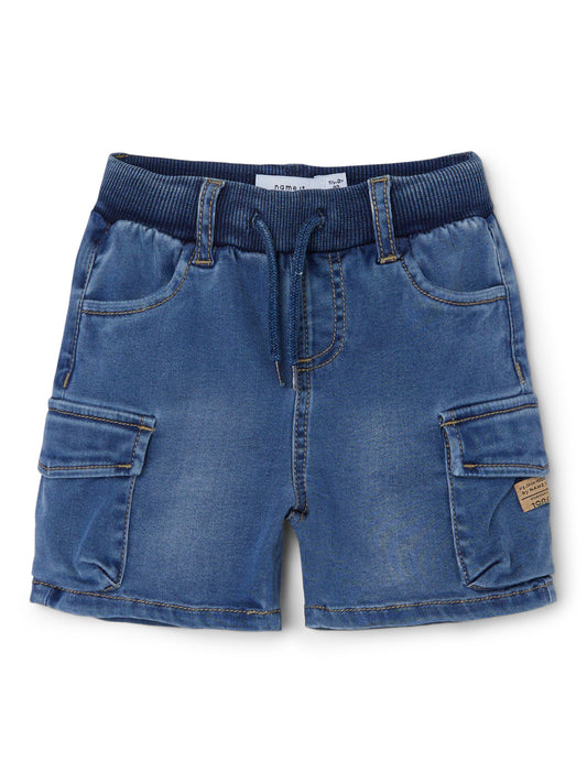 NMMBEN Shorts - Medium Blue Denim