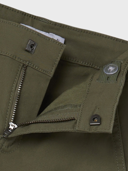 NKFROSE Trousers - Deep Lichen Green