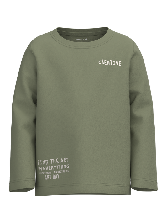 NMMOMILA T-Shirts & Tops - Oil Green