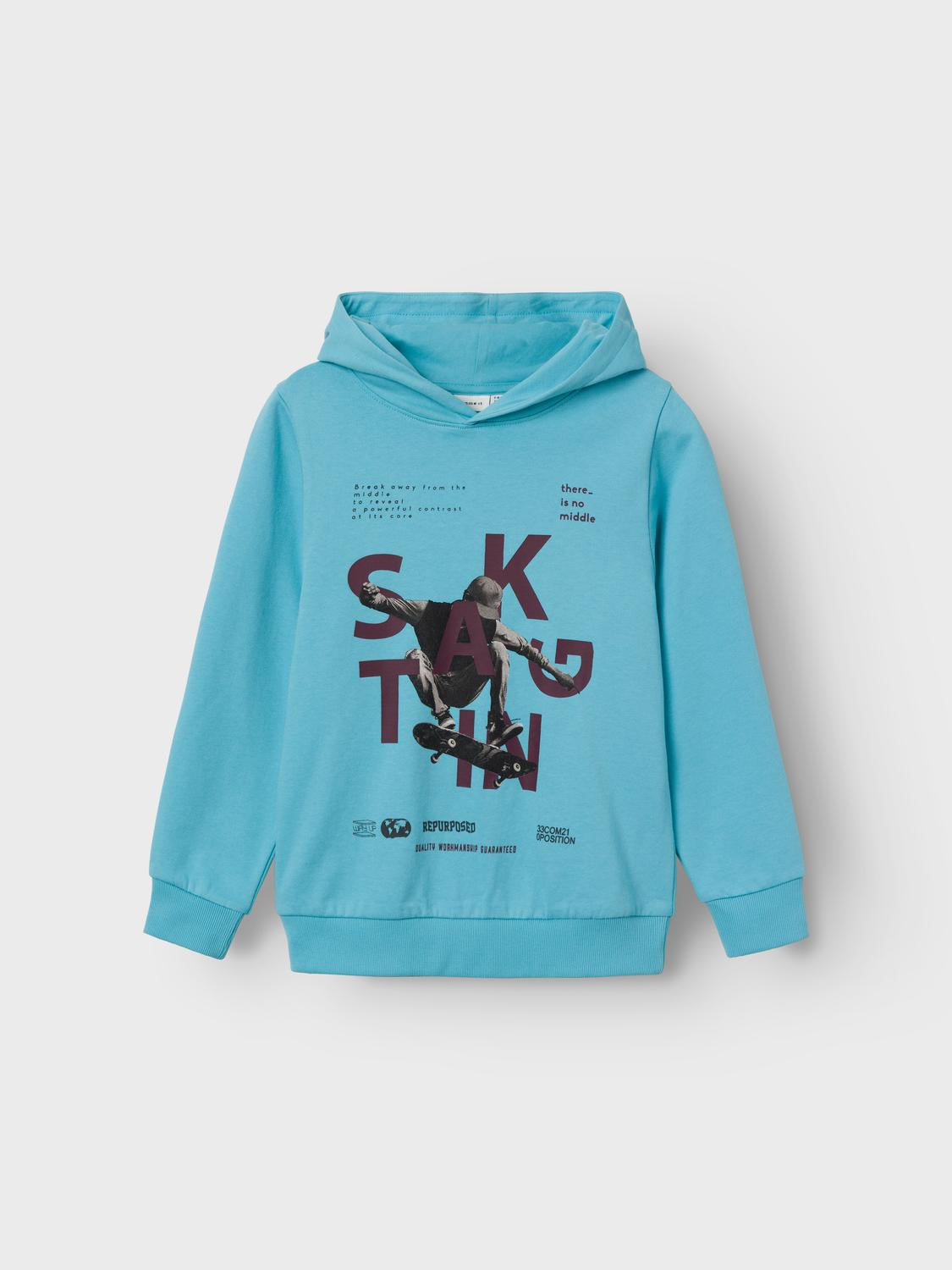 NKMODUNKE Sweatshirts - Blue Mist