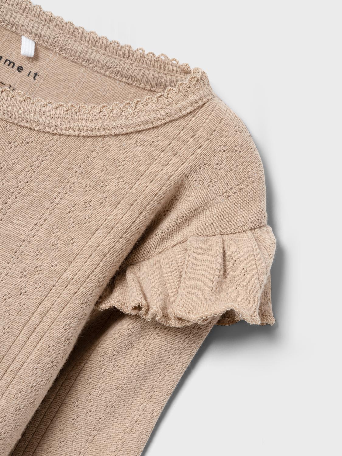 NMFNINNA T-Shirts & Tops - Savannah Tan