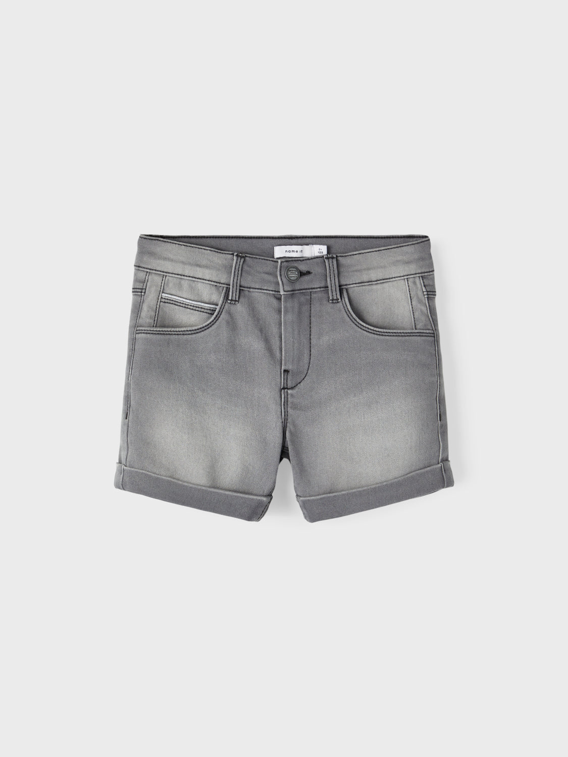NKFSALLI Shorts - Light Grey Denim