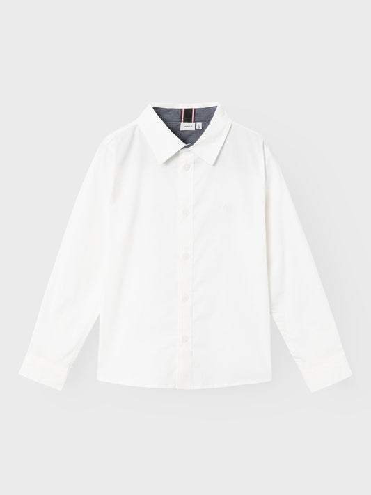 NKMNEWSA Shirts - Bright White