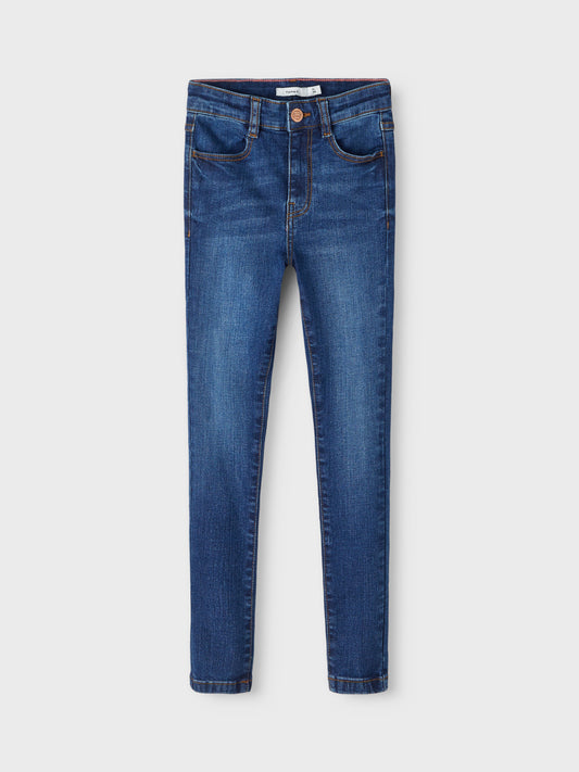 NKFPOLLY Jeans - Dark Blue Denim
