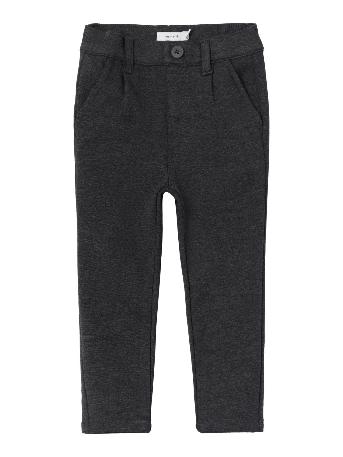 NMMSILAS Trousers - Dark Grey Melange