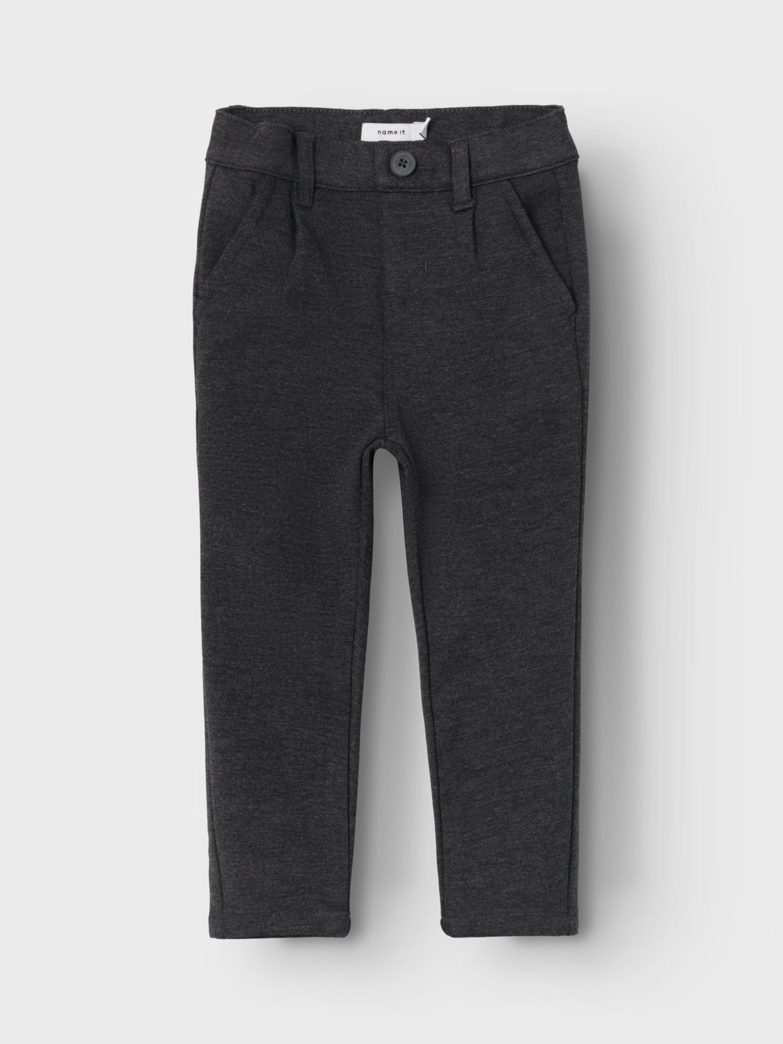 NMMSILAS Trousers - Dark Grey Melange