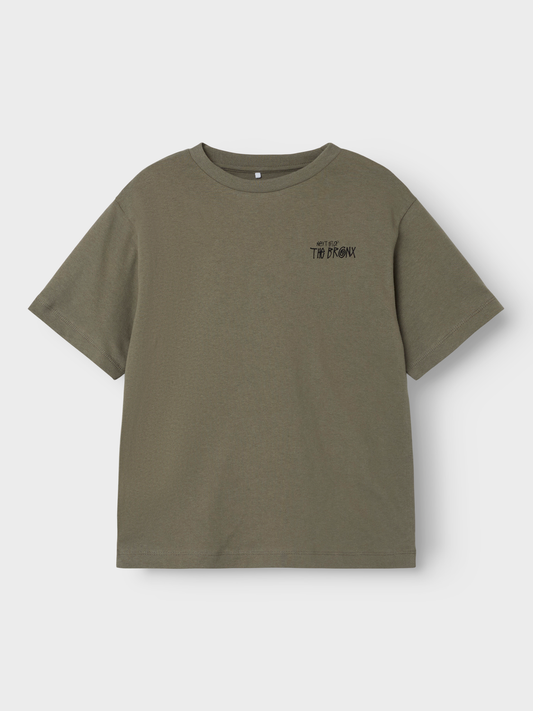 NKMFRAFFITI T-Shirts & Tops - Smokey Olive
