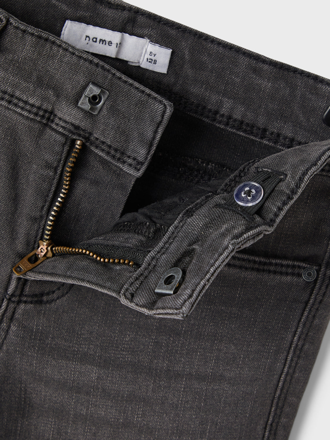 NKFPOLLY Jeans - Dark Grey Denim