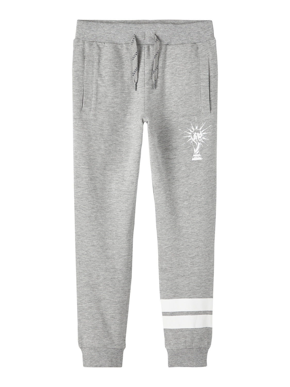 NKMASGER Pants - Grey Melange