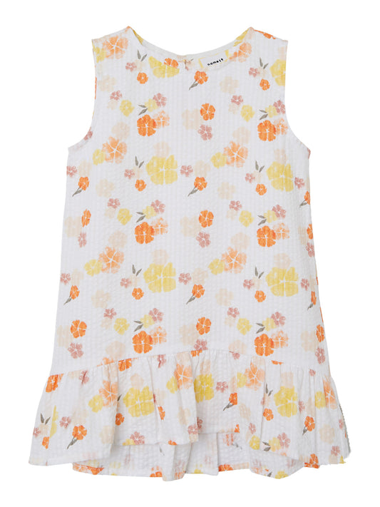 NMFHIFLOWER Dresses - Bright White