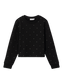 NKFRHINESTONES Sweatshirts - Black