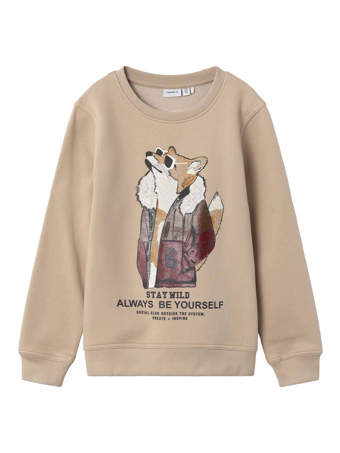 NKMRIKOLAJ Sweatshirts - Oxford Tan