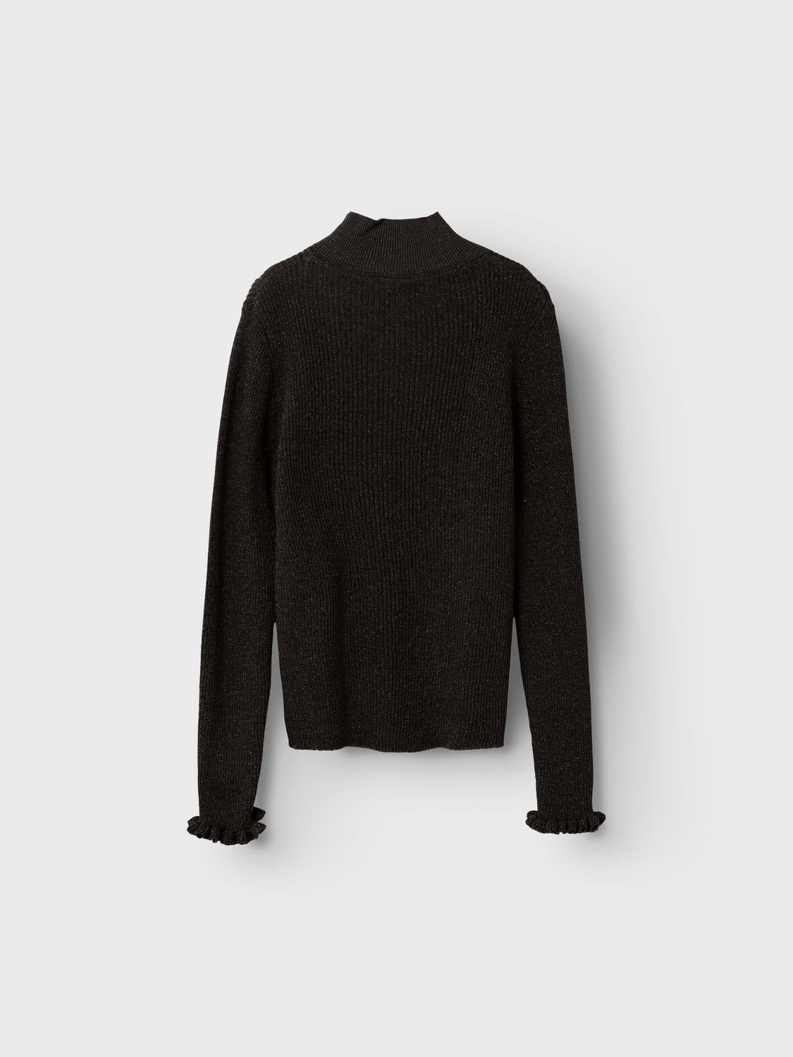 NKFRIAGLITTER Knit - Black