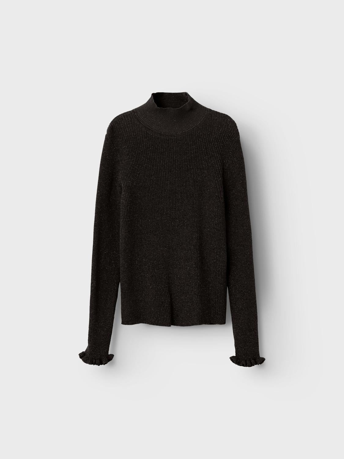 NKFRIAGLITTER Knit - Black