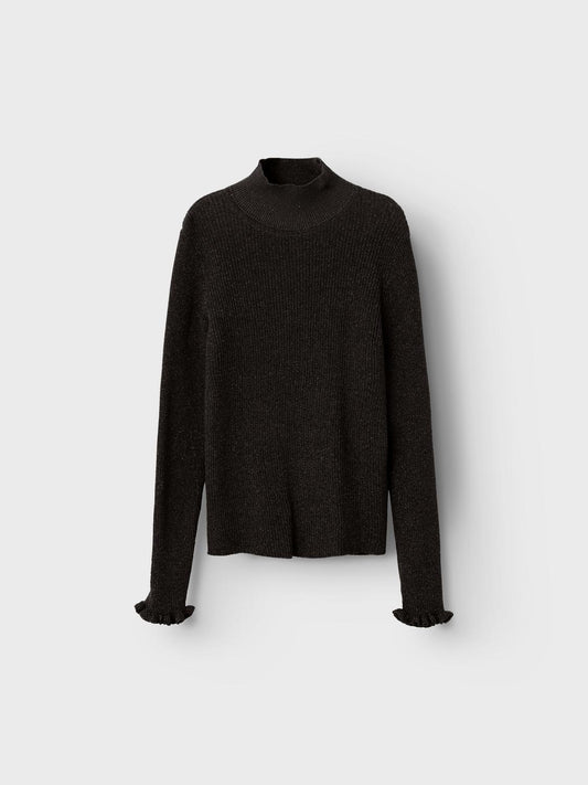 NKFRIAGLITTER Knit - Black